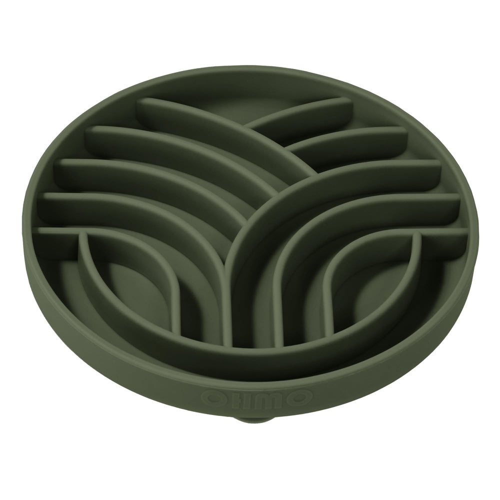 OHMO Slow Feeder: tazón de silicona que promueve comer despacio y seguro.