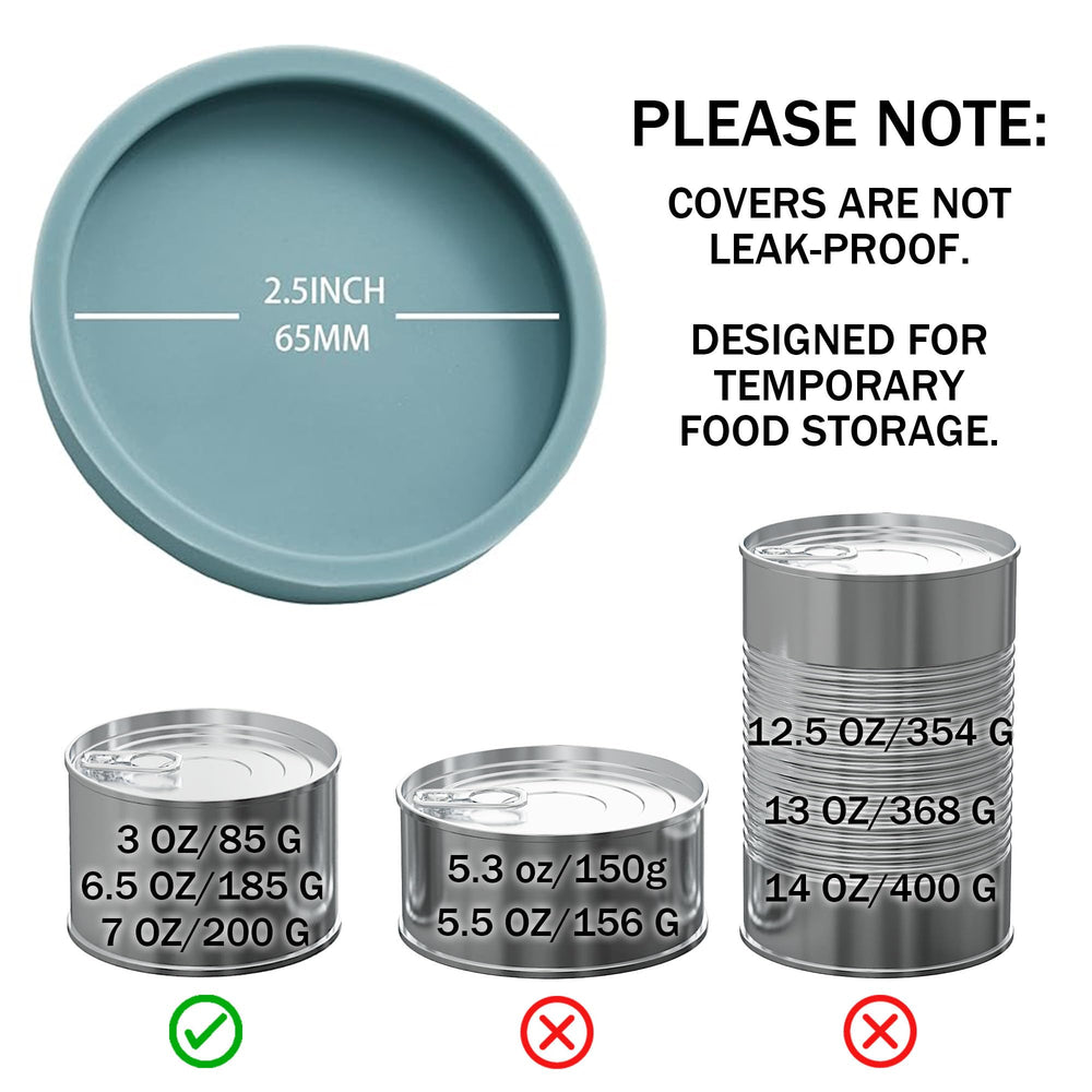 OHMO tapas-latas-gato silicona 65mm aptas para lavavajillas para uso diario