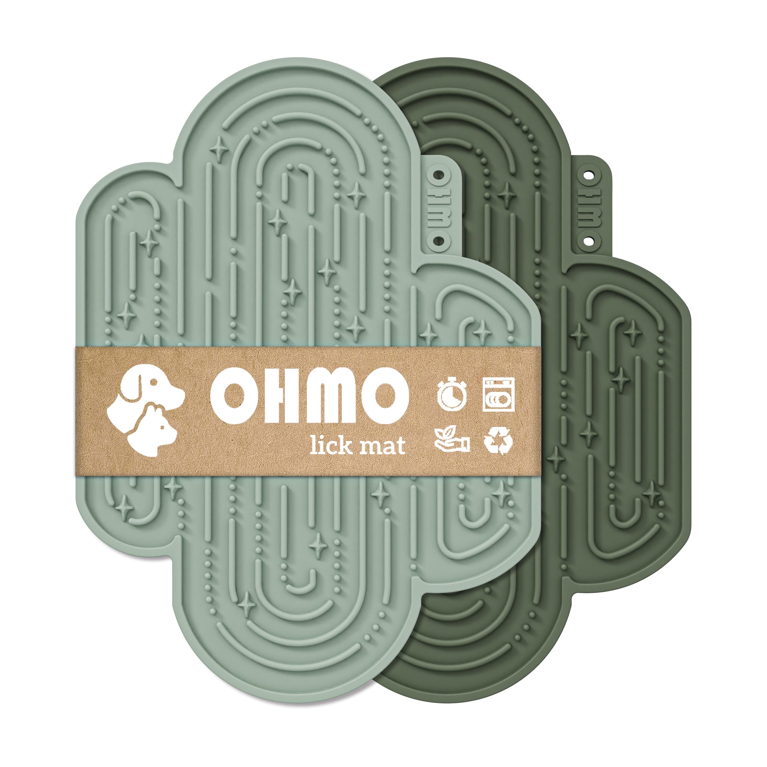 OHMO tapete lamido cactus para perros y gatos, fomenta comer más lento