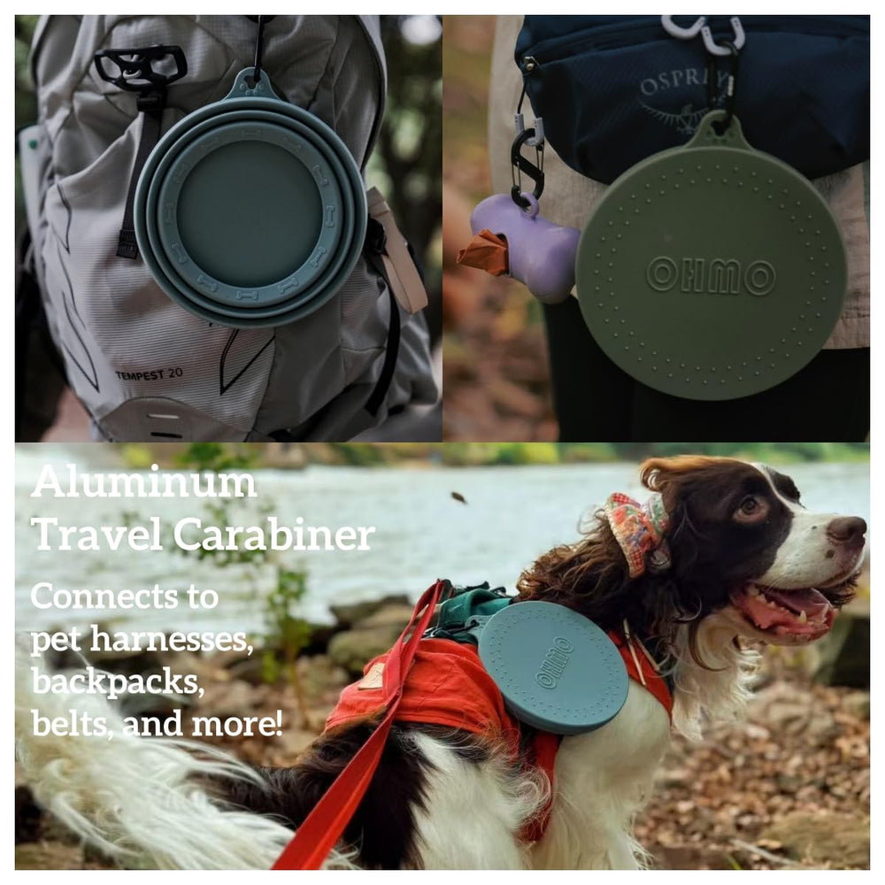 OHMO tazón diario para viajes, capacidad 24oz para agua o comida.