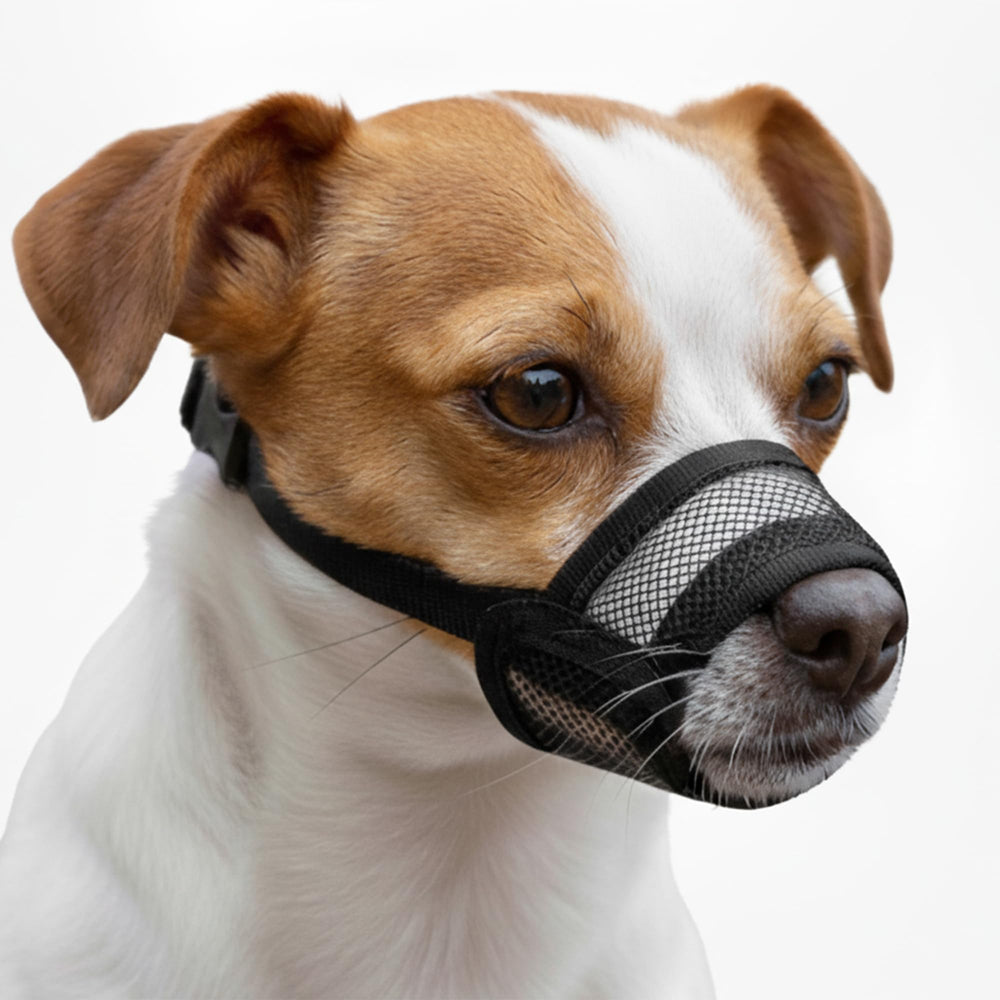OHNSO mordaza para perro pequeño con malla suave facilita la respiración durante paseos