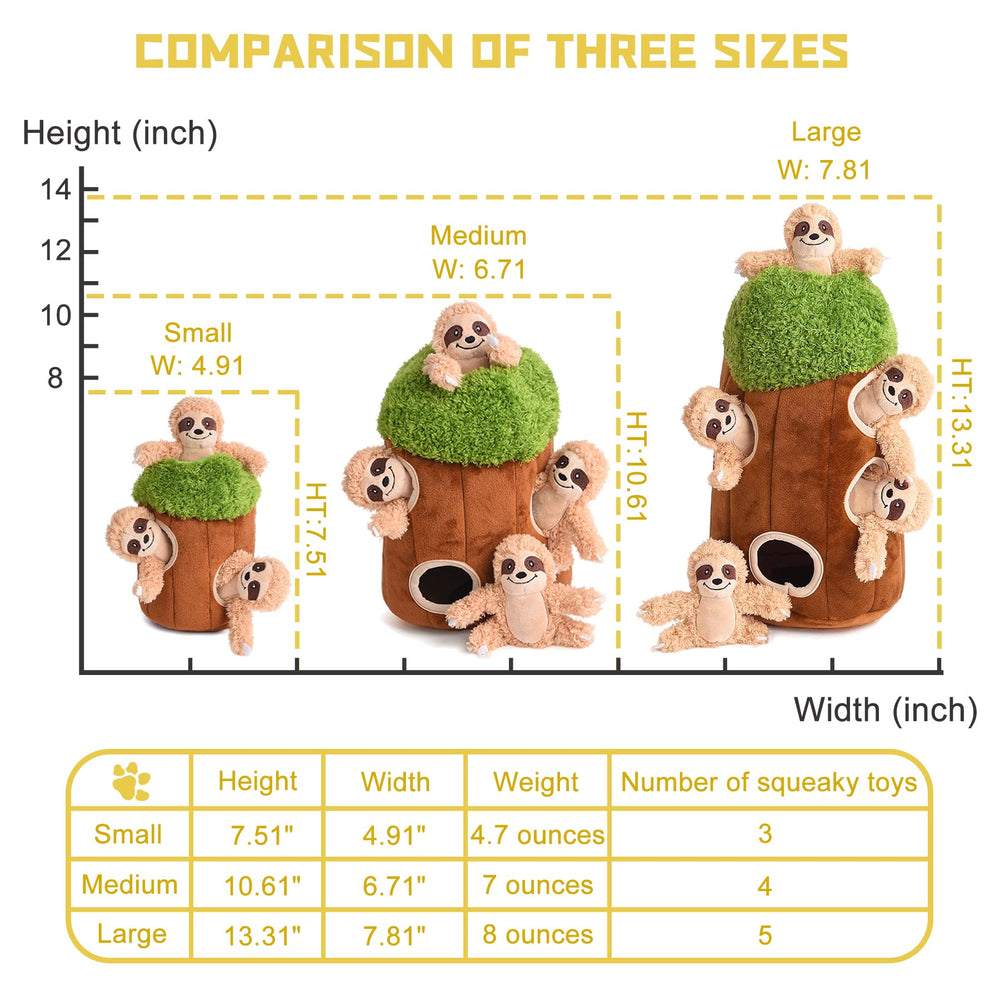 okegztoa peluche-interactivo perezoso: anima juego activo y vínculo con el dueño.