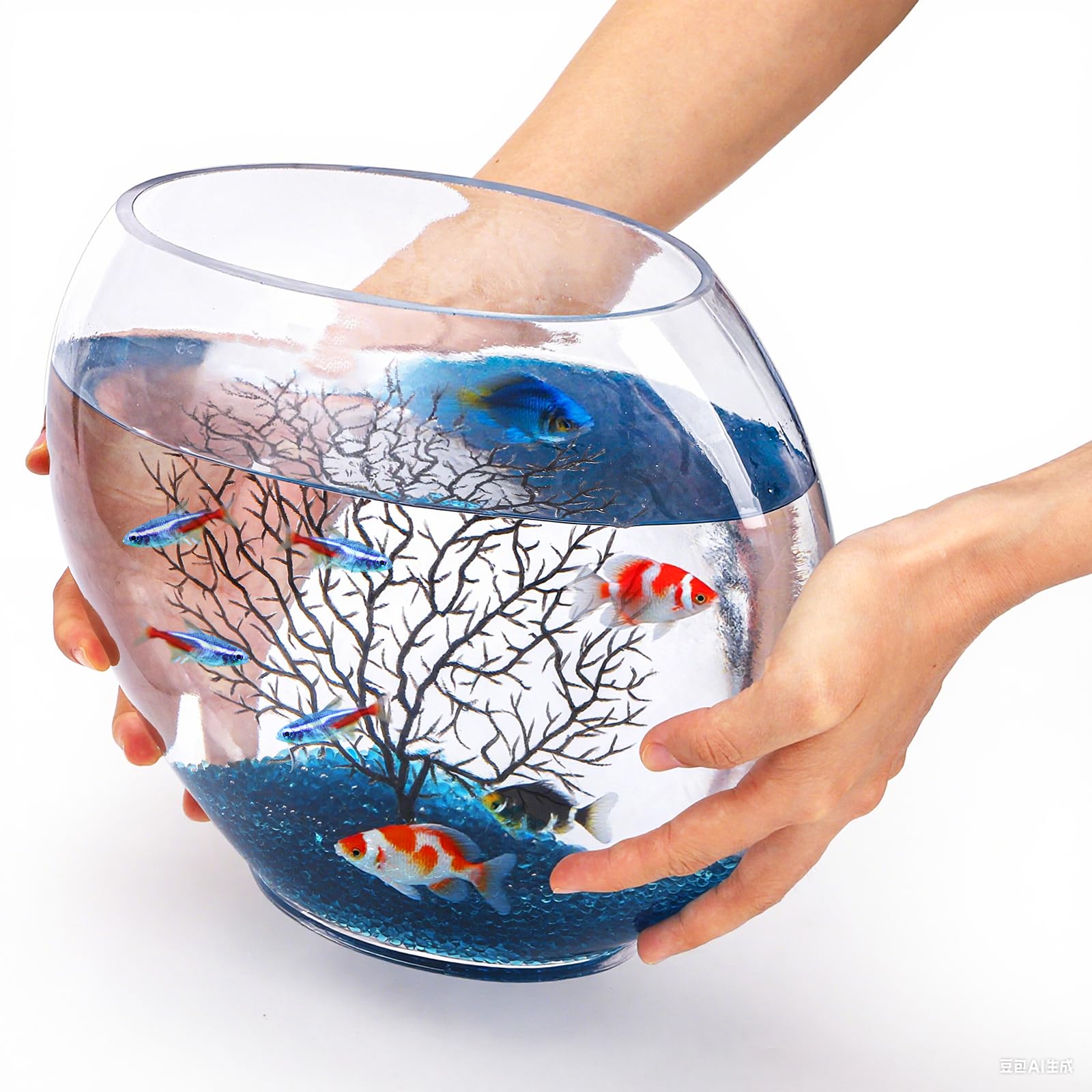 Okllen arbol coral plastico como adorno para el acuario
