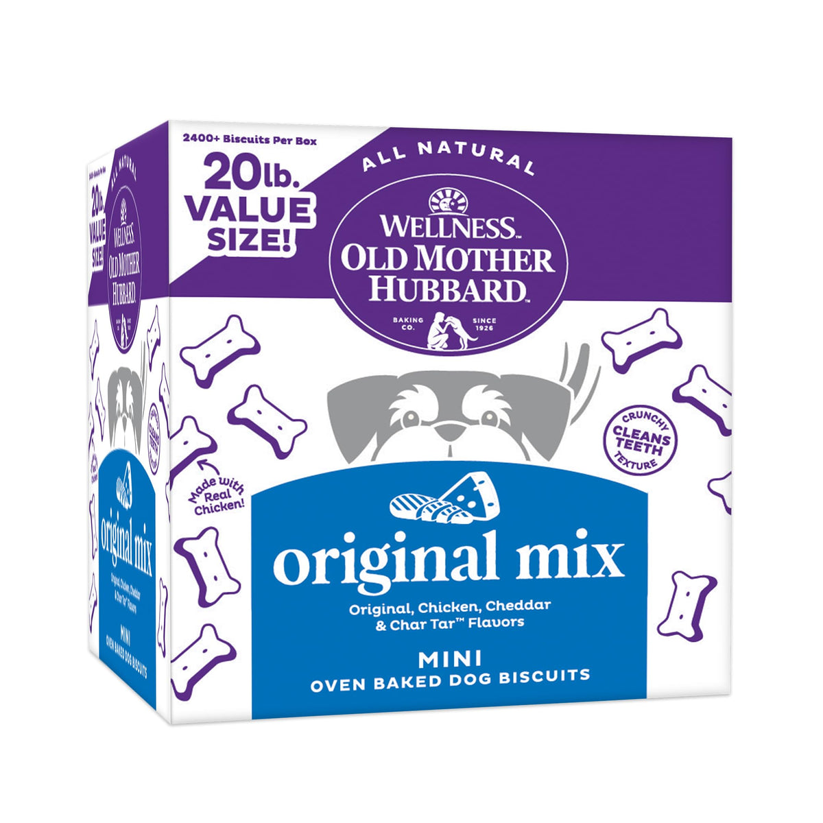 Galletas mini-crujientes de Old Mother Hubbard para entrenamiento positivo.