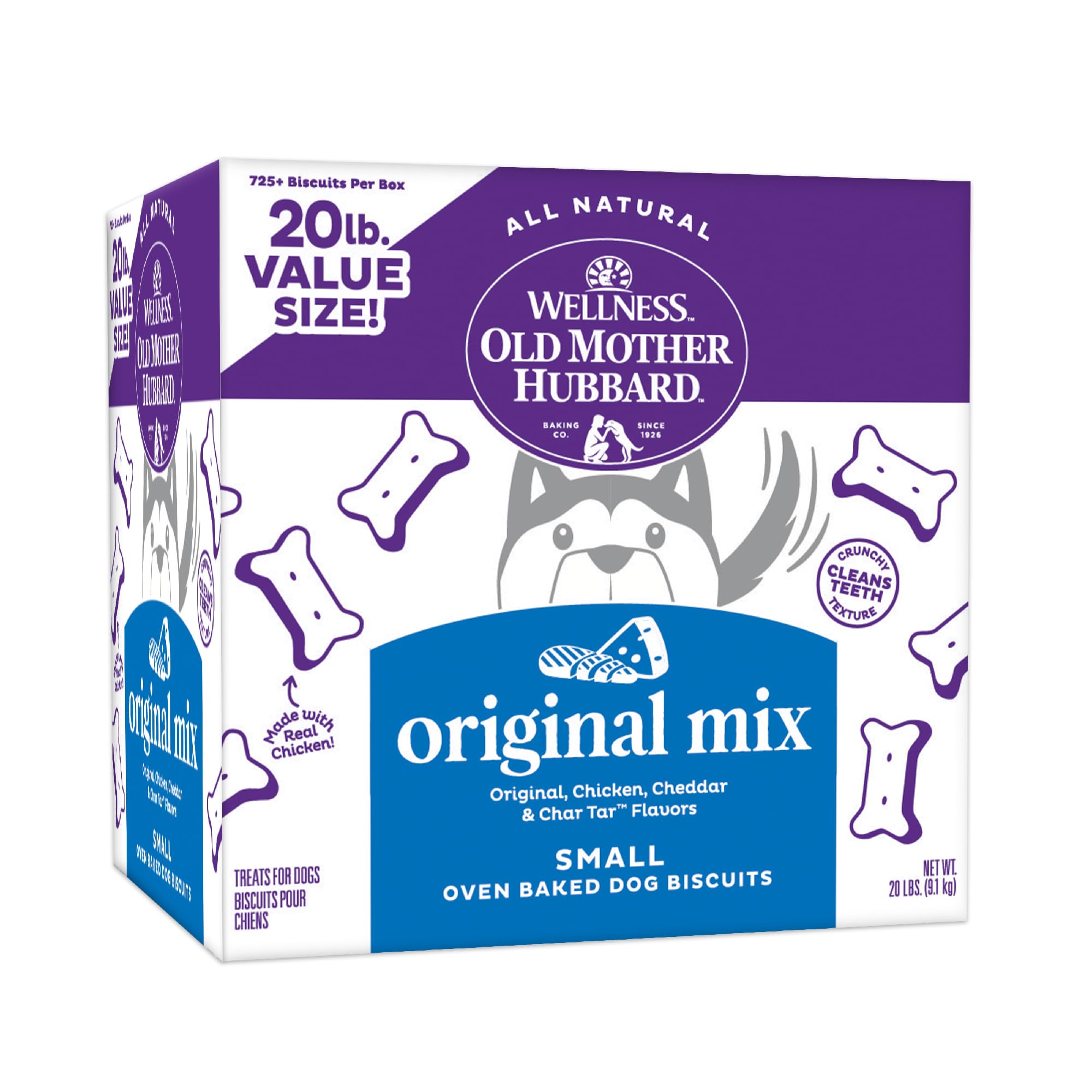 Old Mother Hubbard galletas original mini para entrenamiento diario.