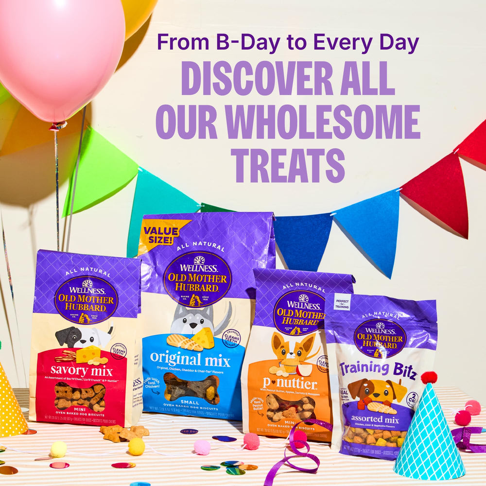 Old Mother Hubbard Milk Bar P’Nutty B-Day Party, aroma a cacahuete que muchos perros esperan.
