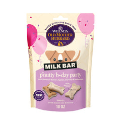 Old Mother Hubbard Milk Bar P’Nutty B-Day Party, galletas festivas para cumpleaños de perros.
