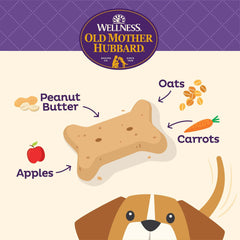 Old Mother Hubbard P-Nuttier galletas crujientes para momentos de entrenamiento y paseo.