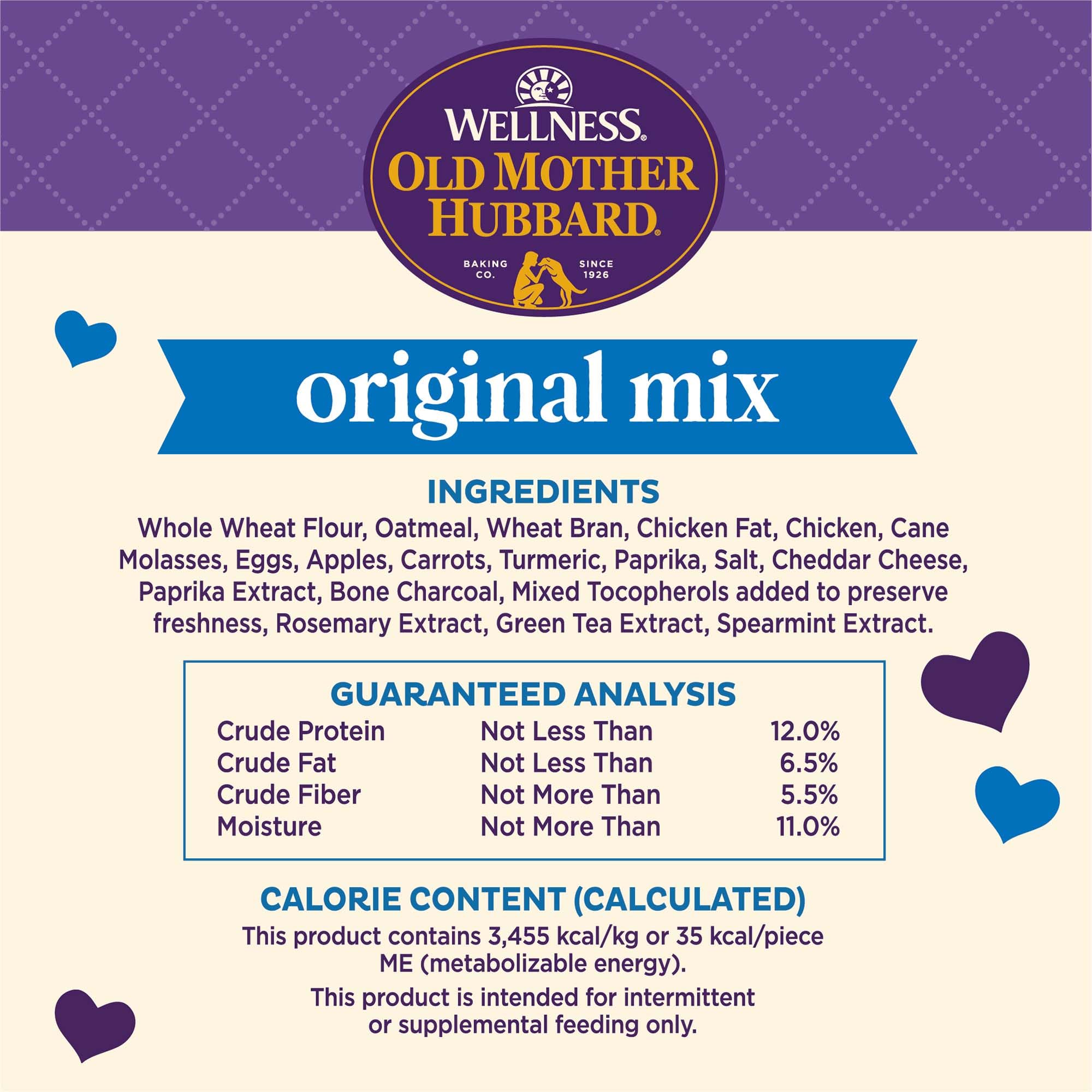 Old Mother Hubbard Textura crujiente galletas para perros, ayuda a masticar