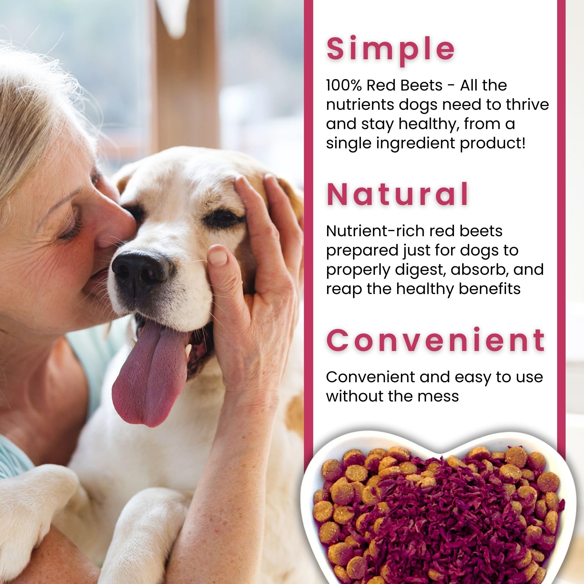 Olewo Remolachas Rojas: fuente natural de vitaminas y minerales para perros