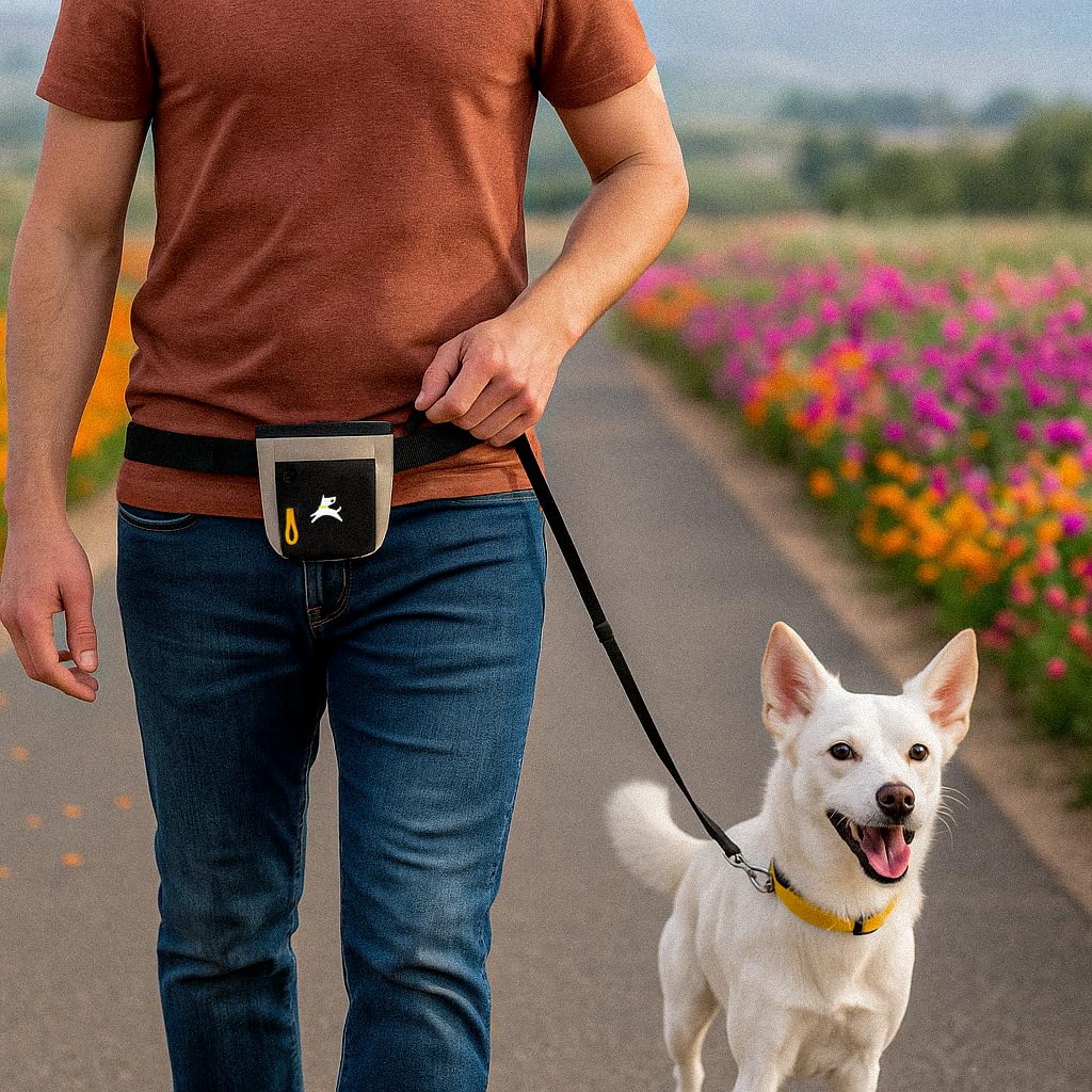 OllyDog bolsa-premios para perro, hebilla en la cintura y recompensa al instante