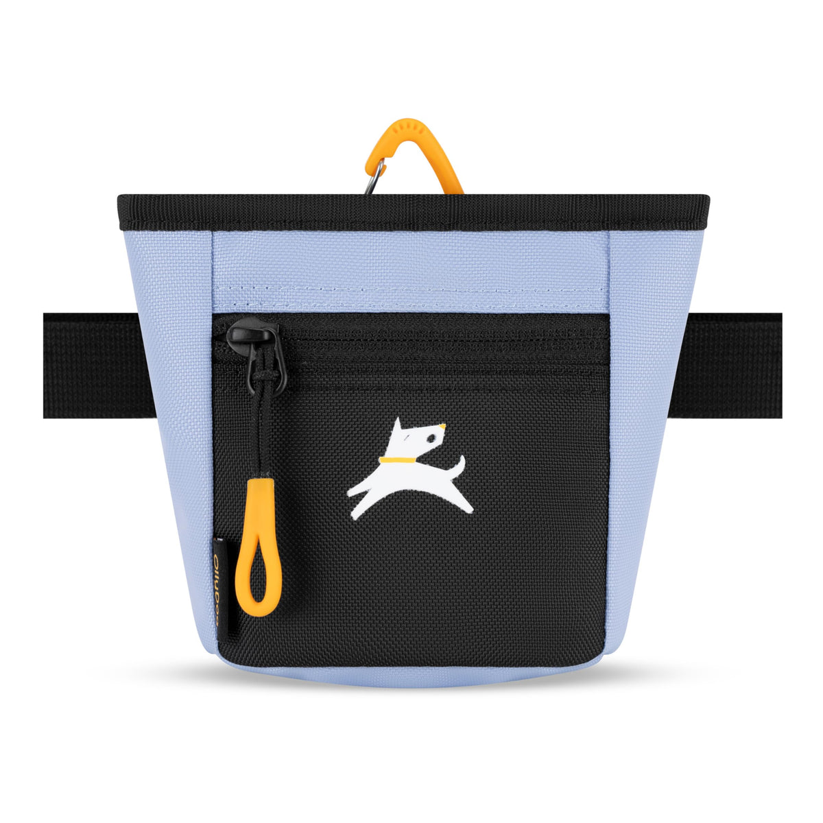 Bolsa Goodie OllyDog con clip de cinturón para entrenamiento cómodo.
