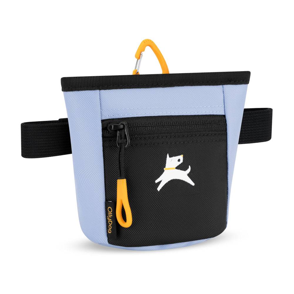 Cierre magnético de la bolsa OllyDog para acceso rápido a premios.