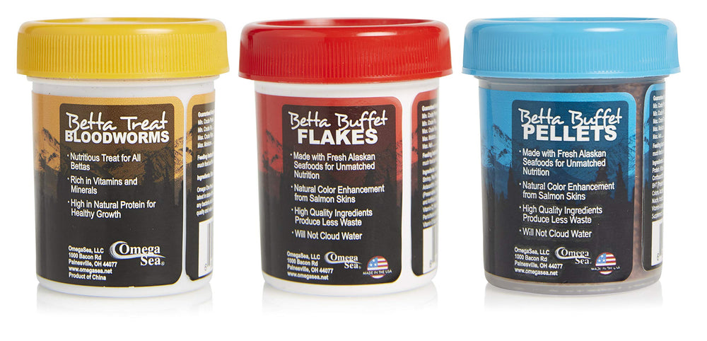 Omega One Betta Combo porciones diarias para bettas de todas las etapas.