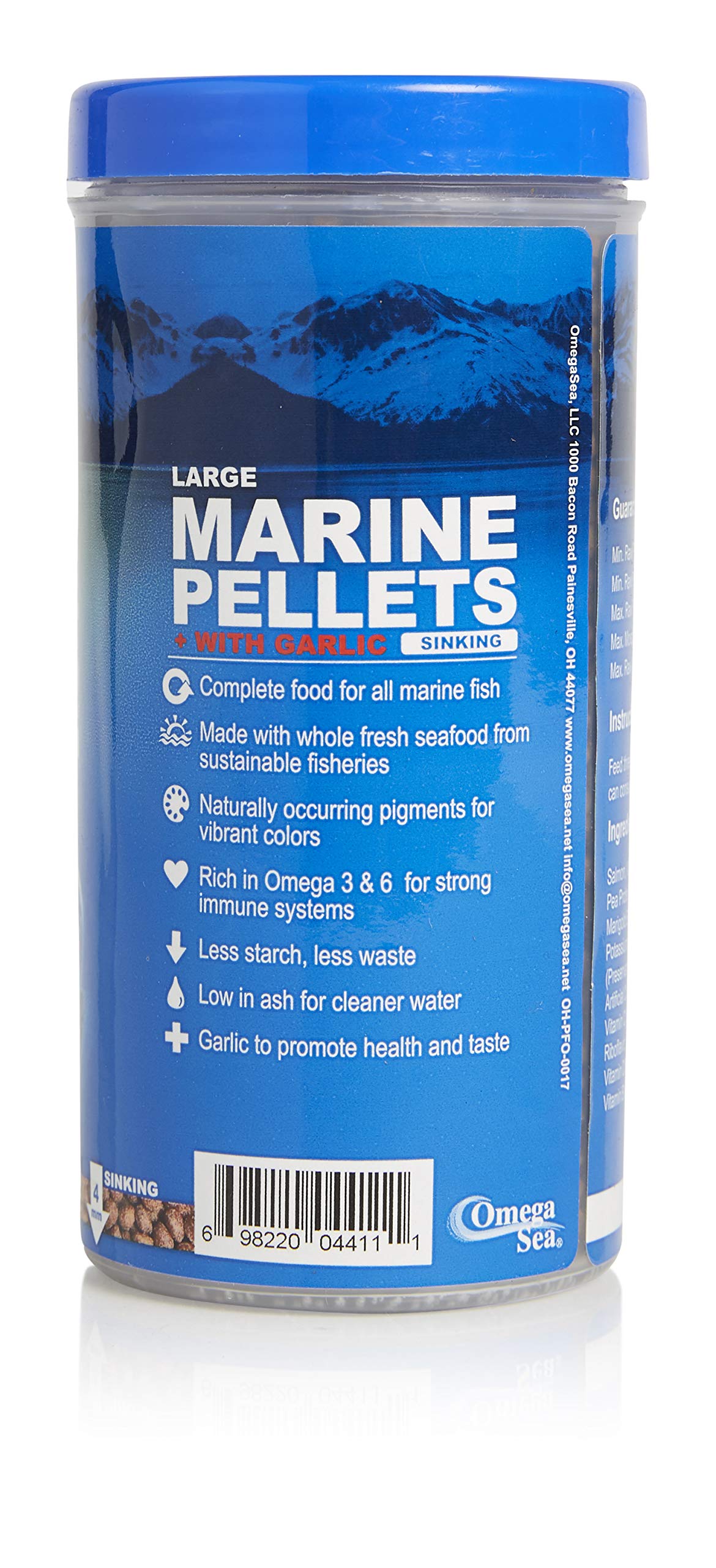 Omega One Pellets hundimiento omega3 para nutrición estable de peces