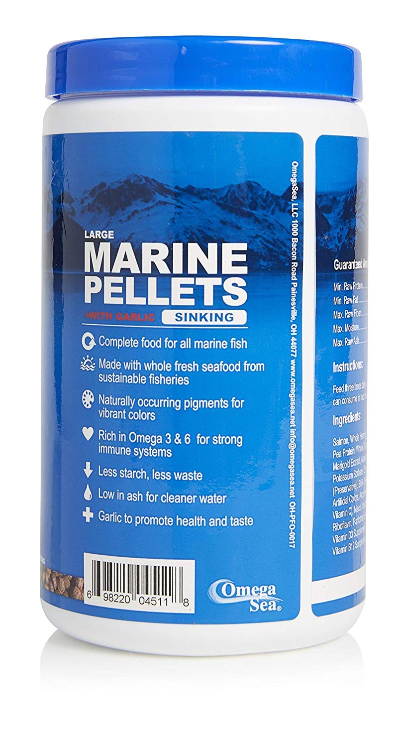 Omega One pellets con ingredientes MSC certificados para cuidado responsable