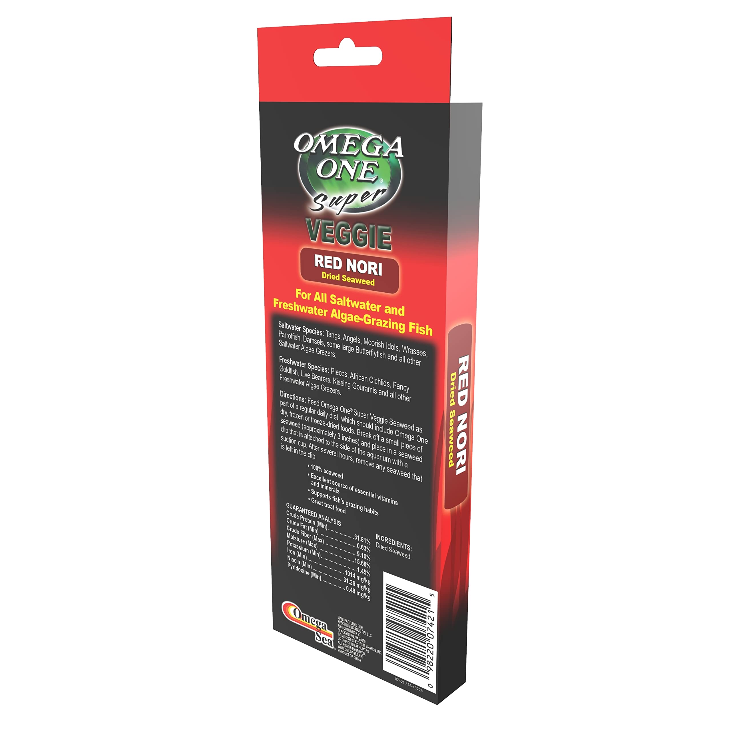 Omega One Super Veggie Alga Roja, perfecto como topping nutritivo para ensaladas.