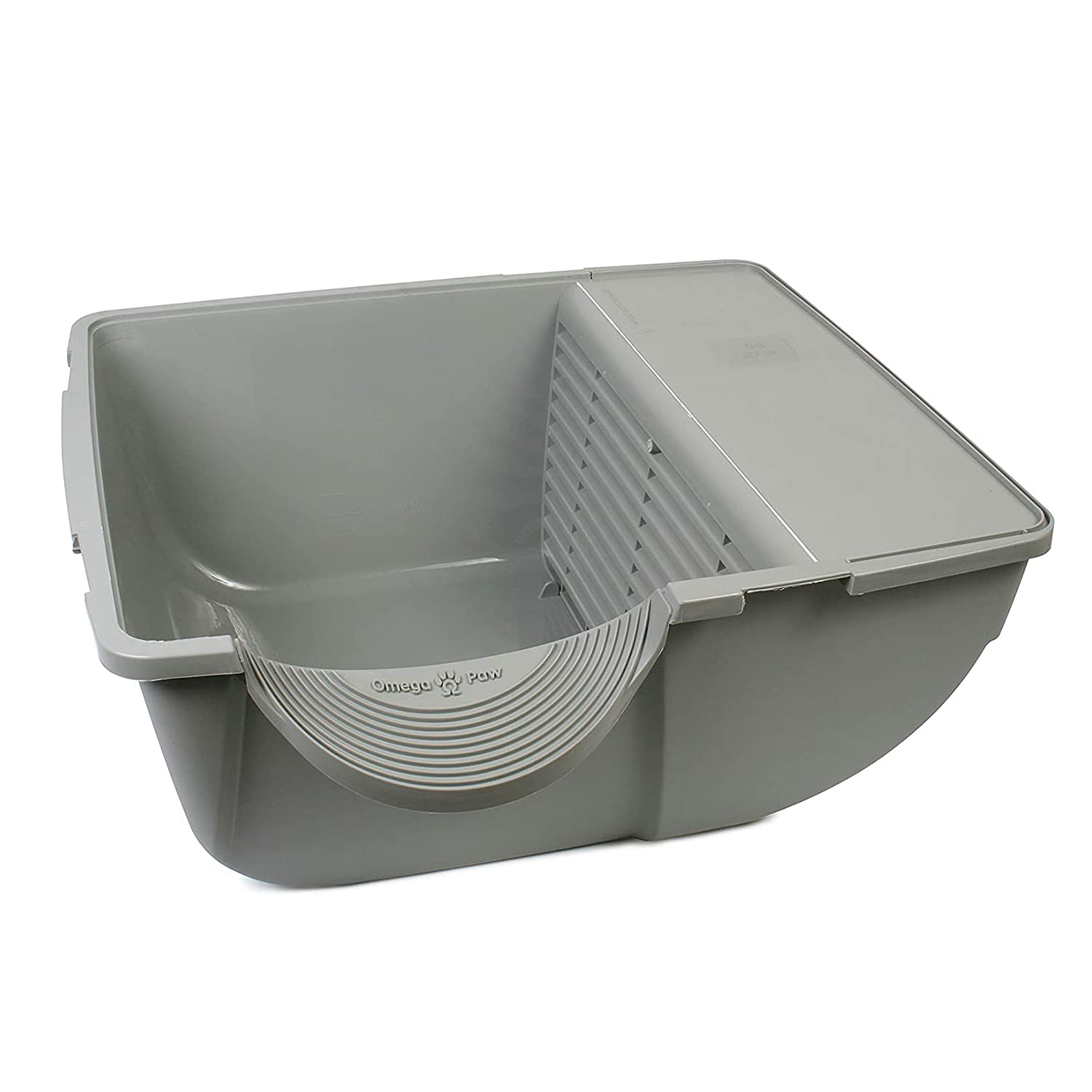 Omega Paw Roll 'N Clean: usa arena para gatos aglomerante y limpia rápidamente.