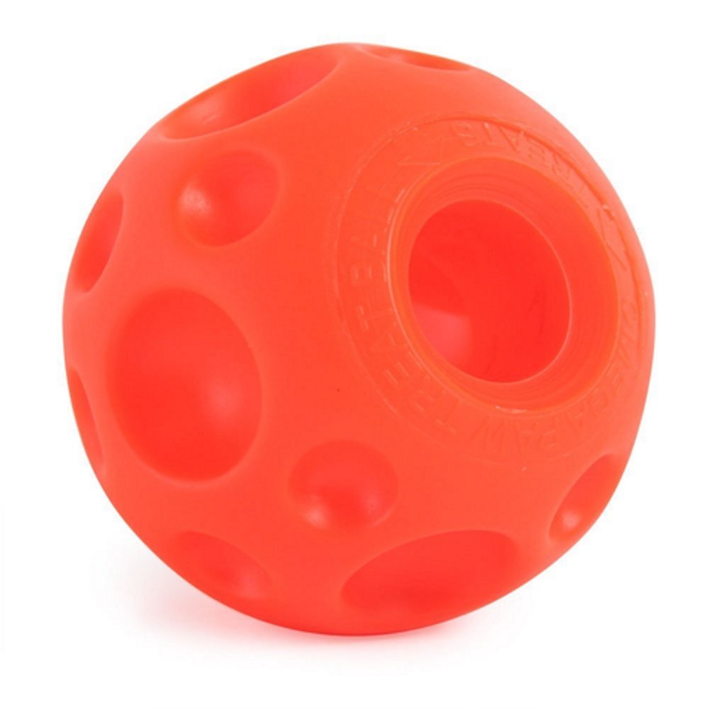 PAW PRINT Omega Paw Tricky Treat Ball Grande dispensando premios durante el juego