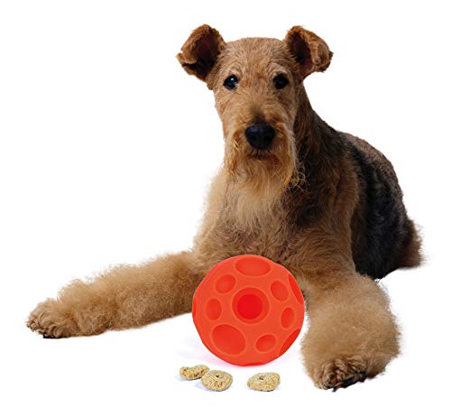 PAW PRINT Omega Paw Tricky Treat Ball Grande fácil de localizar tras rodar