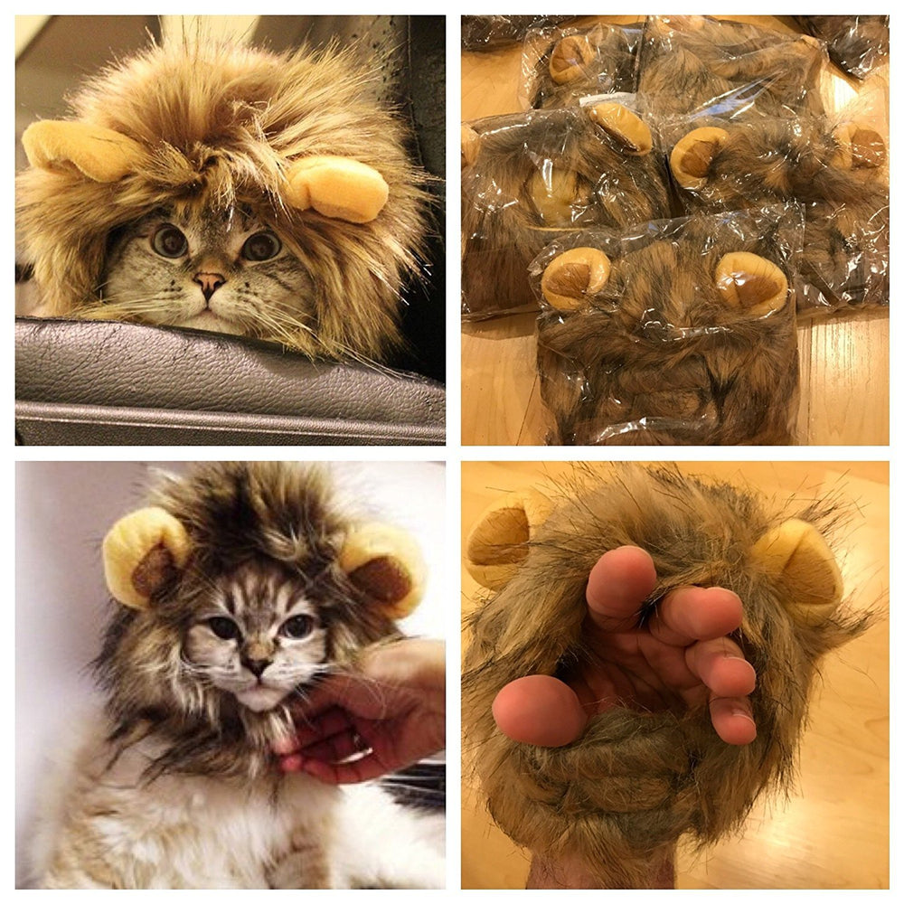 OMG Adorables capucha de león con orejas mullidas