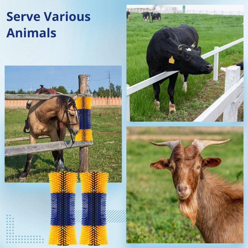 OMISTAR poste rascar para vacas, ideal para corrales