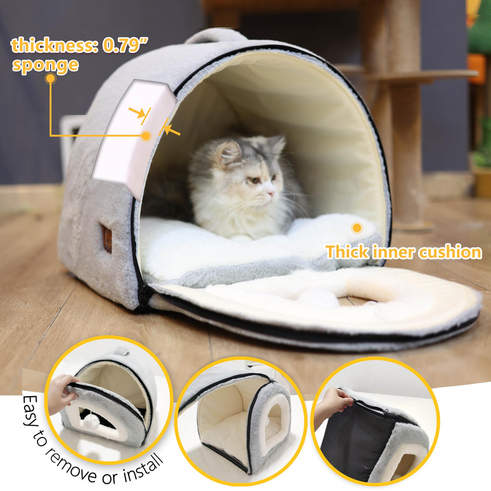 OMIVIER techo-arco-cama: entrada amplia para entrar y salir fácilmente.