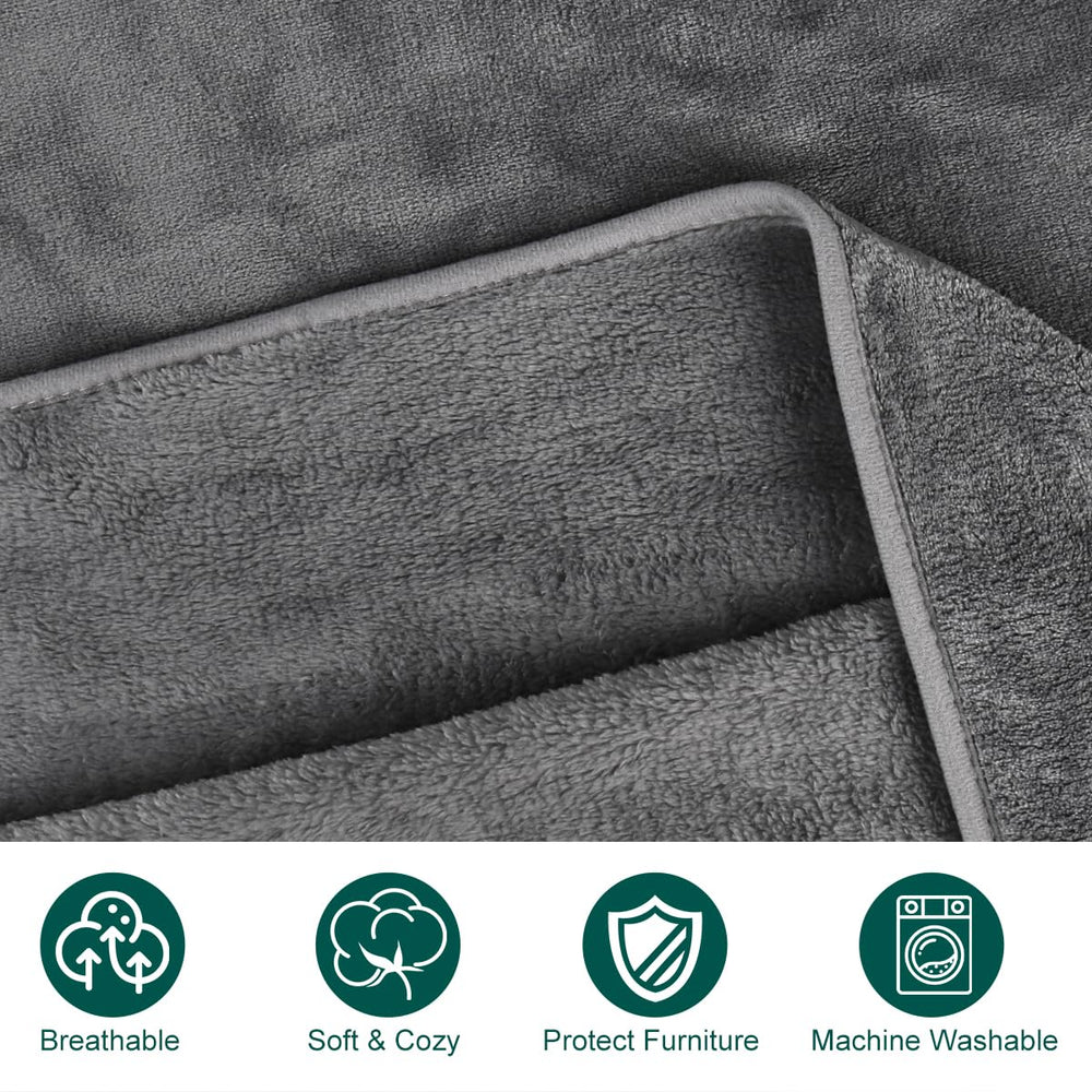 Manta Onarway interior 28x20 gris, diseño elegante para el hogar.