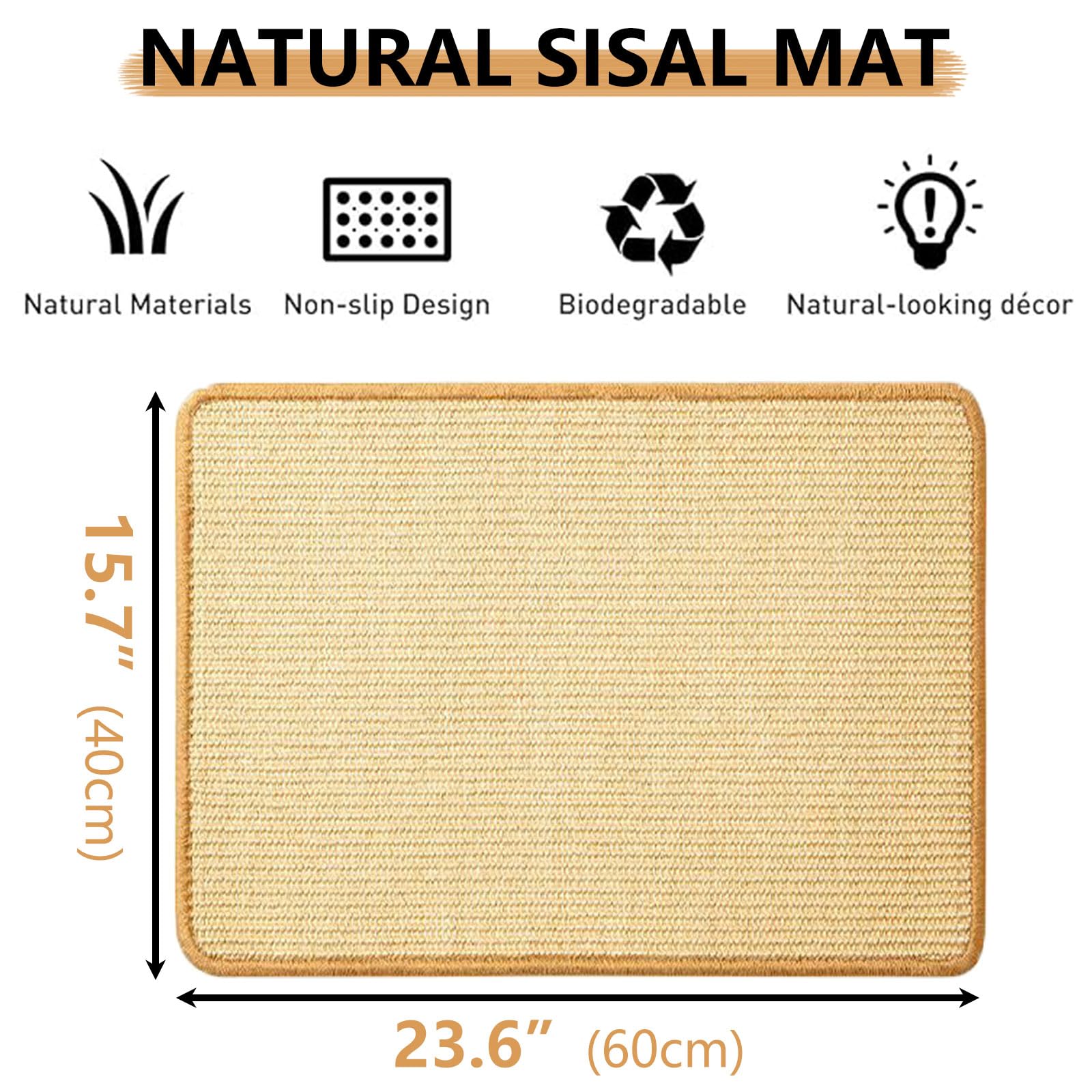 Oncpcare juguete masticable para conejo con sisal, estimula masticación y entretenimiento.