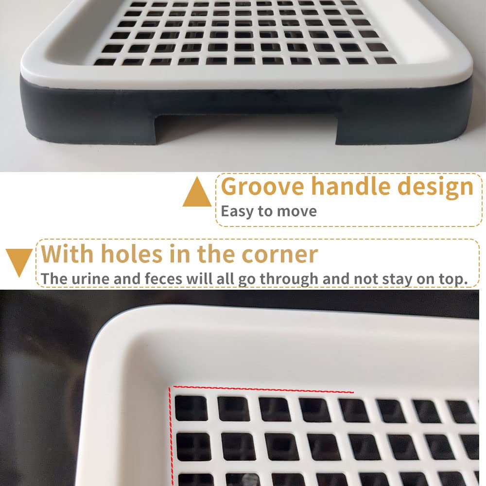 Oncpcare mango ergonómico para limpieza rápida de bandeja con rejilla