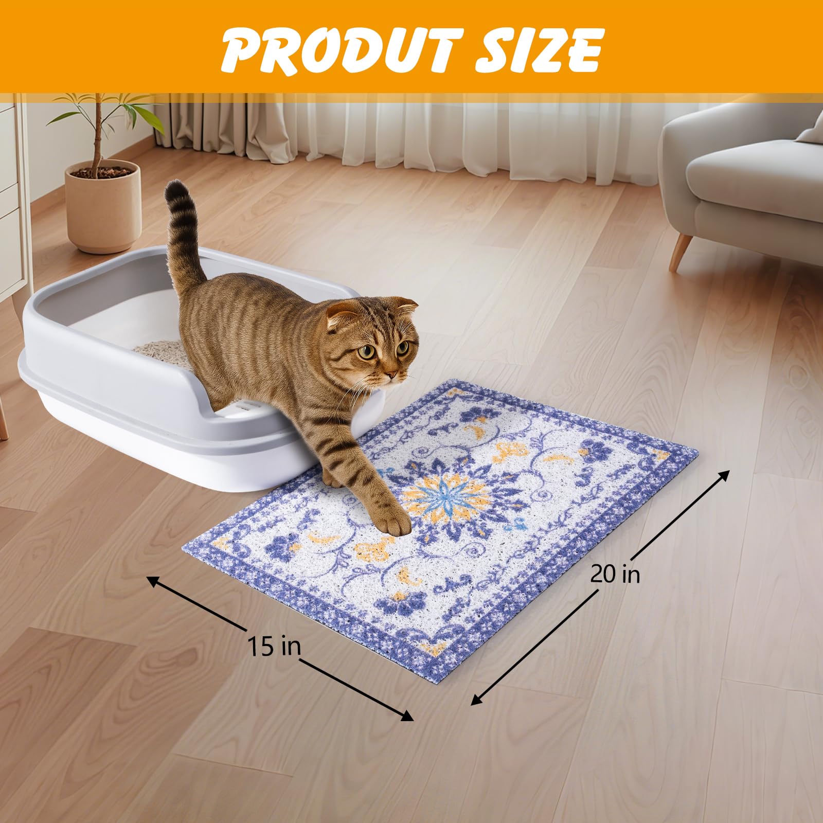 Ondware alfombra arenero textura suave cuida las patas sensibles.