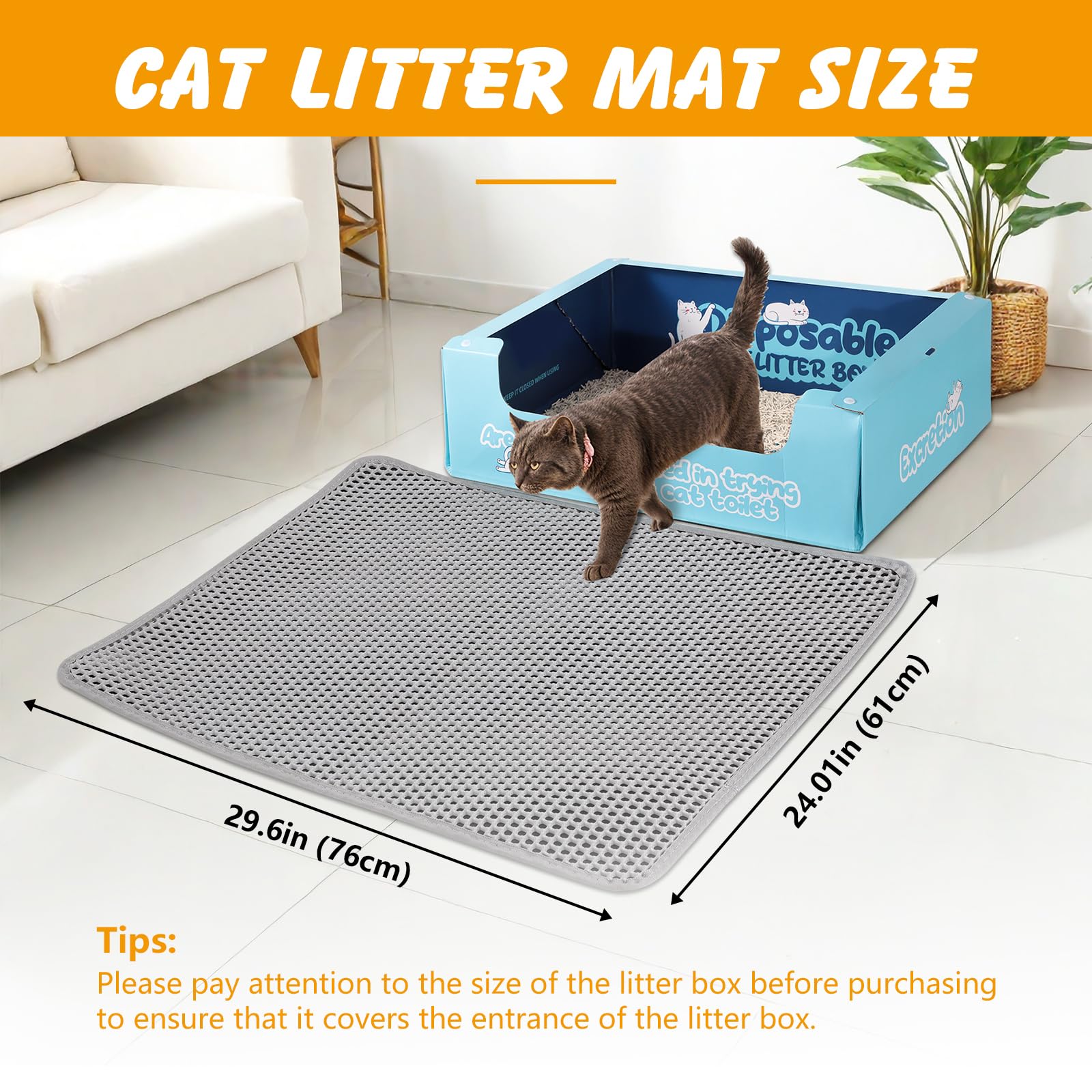 Alfombrilla Ondware resistente al agua para caja de arena, protege suelos.