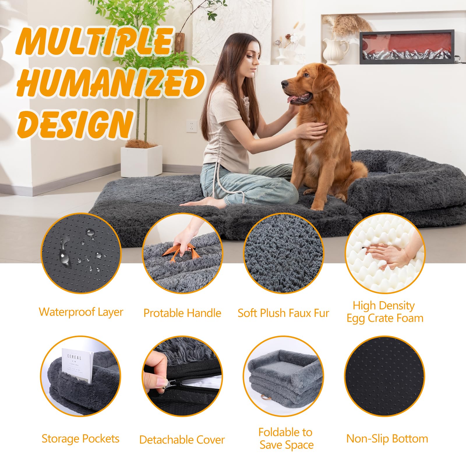 Ondware base-antideslizante mantiene estable la cama durante el descanso.