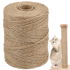 Ondware cuerda sisal natural para rascar gatos, segura y duradera