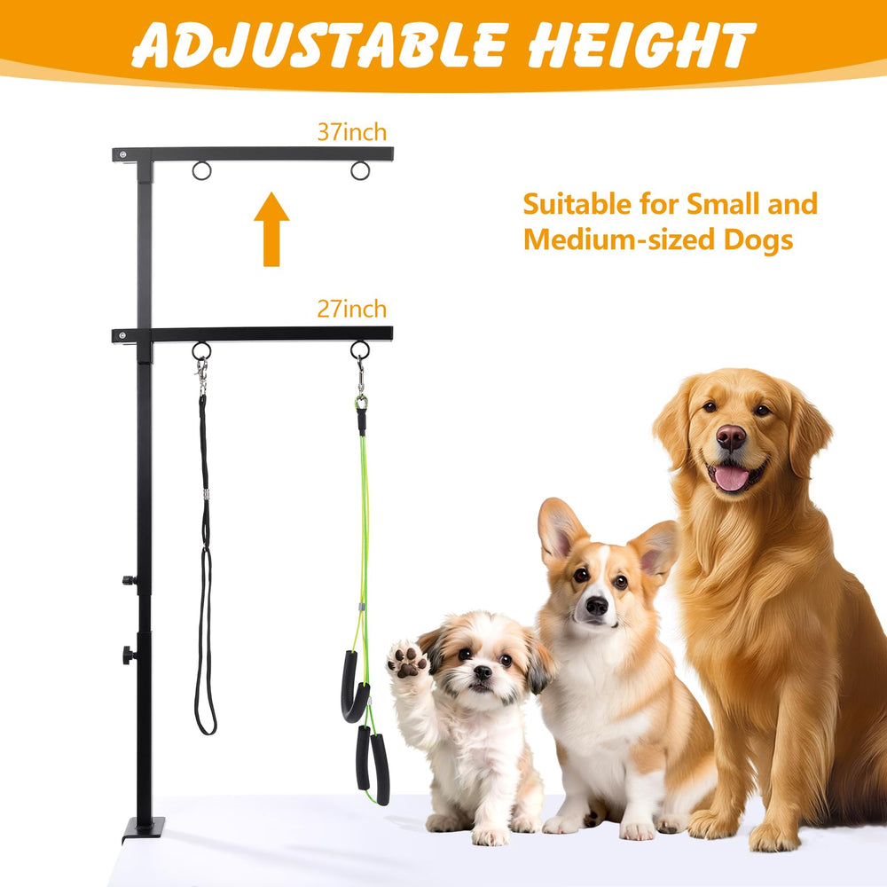 Ondware brazo ajustable 27–37 pulgadas, ideal para perros pequeños y medianos.