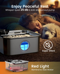 oneisall filtración 5 capas agua perros, agua más limpia.