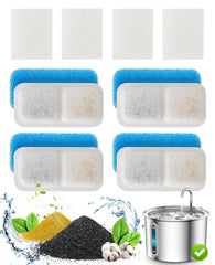 oneisall filtros repuesto para bebedero de gato, fácil de cambiar para agua limpia.