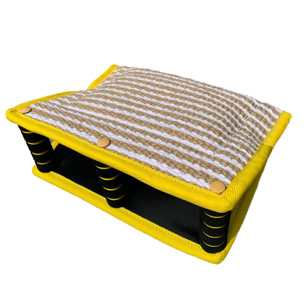 ONEPETT almohada mordida para entrenamiento en forma de triángulo, ideal para sesiones seguras.
