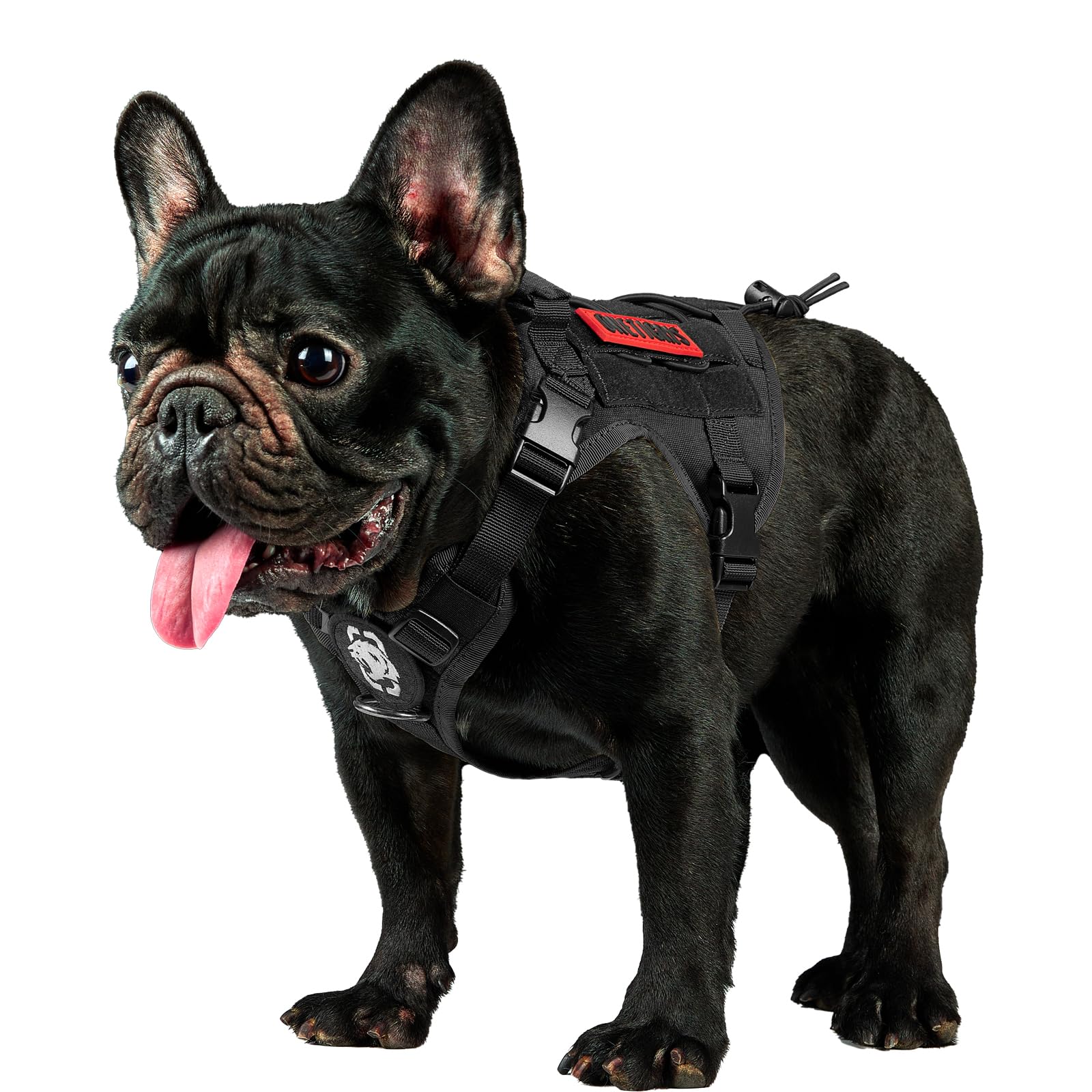 ONETIGRIS arnés táctico para perro con asa superior para control seguro.