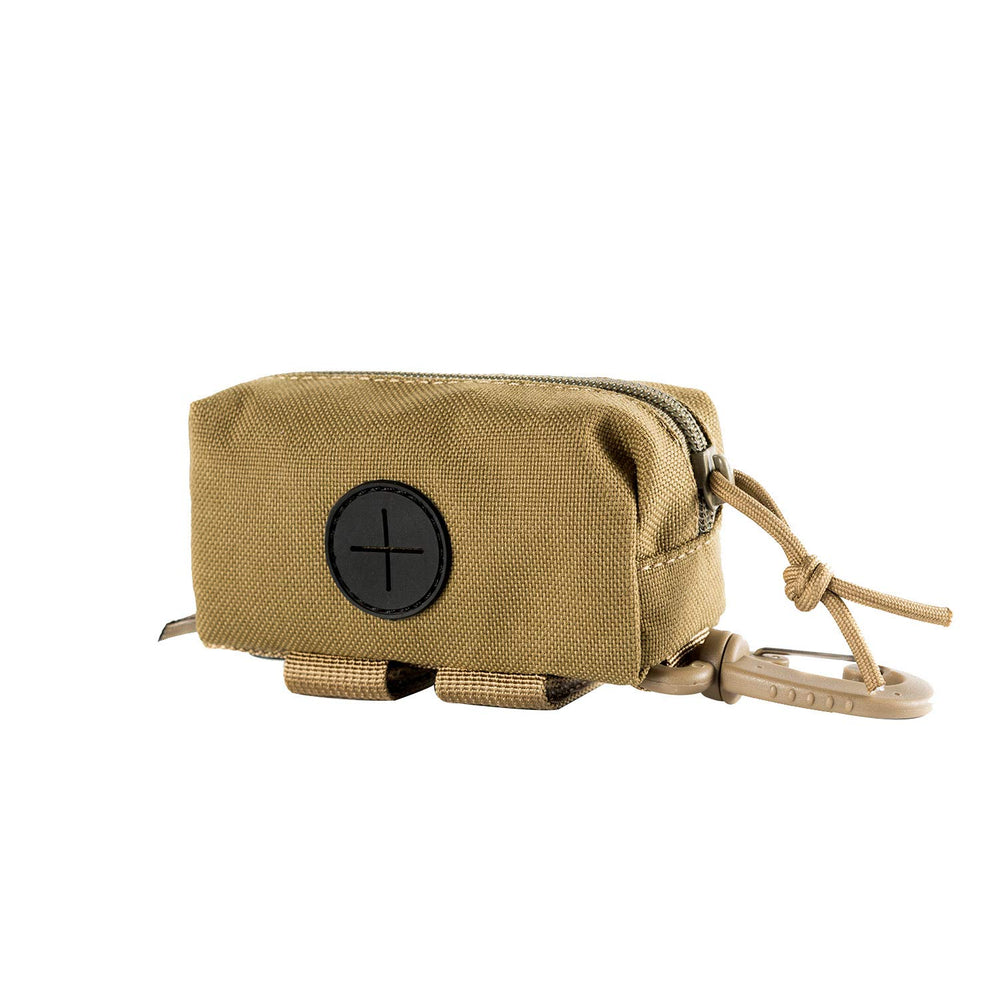 OneTigris porta-bolsas heces perro con cremallera, perfecto para caminatas.