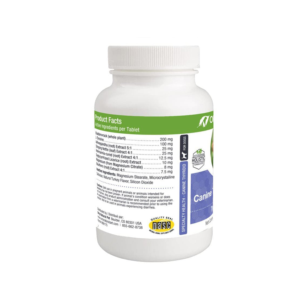 Only Natural Pet ingredientes clave visibles para el bienestar general del perro