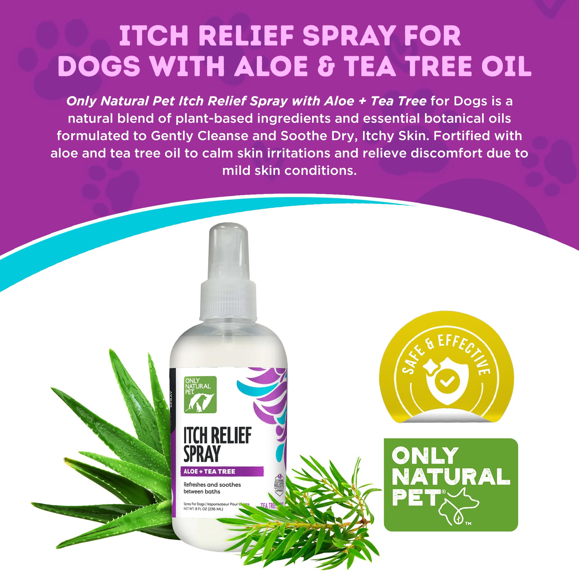Only Natural Pet pelaje hidratado y brillante gracias al aloe