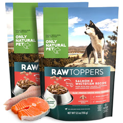 Only Natural Pet Raw Toppers: bolsa 2 packs para complementar la dieta canina