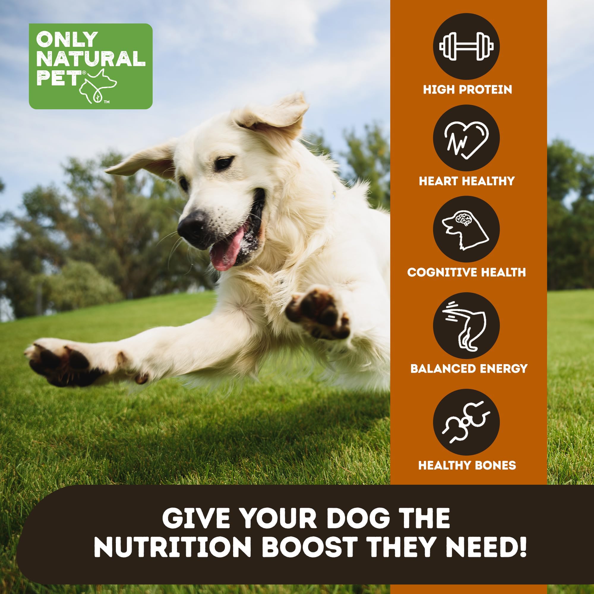 Only Natural Pet Raw Toppers: porción lista para perros activos