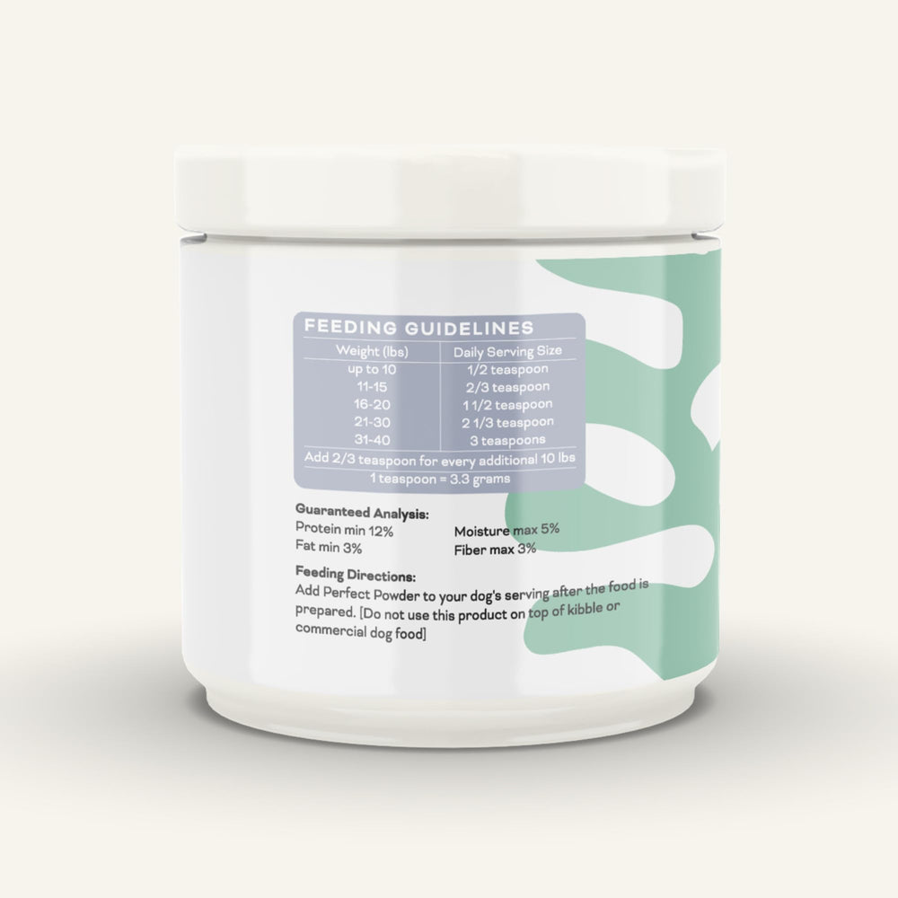 Opal Pets Perfect Powder: ingredientes clave para nutrición basada en plantas