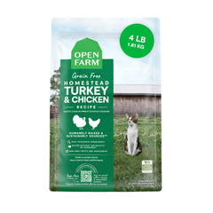 Open Farm croquetas sin granos para gato, bolsa 4lb, apoyo digestivo