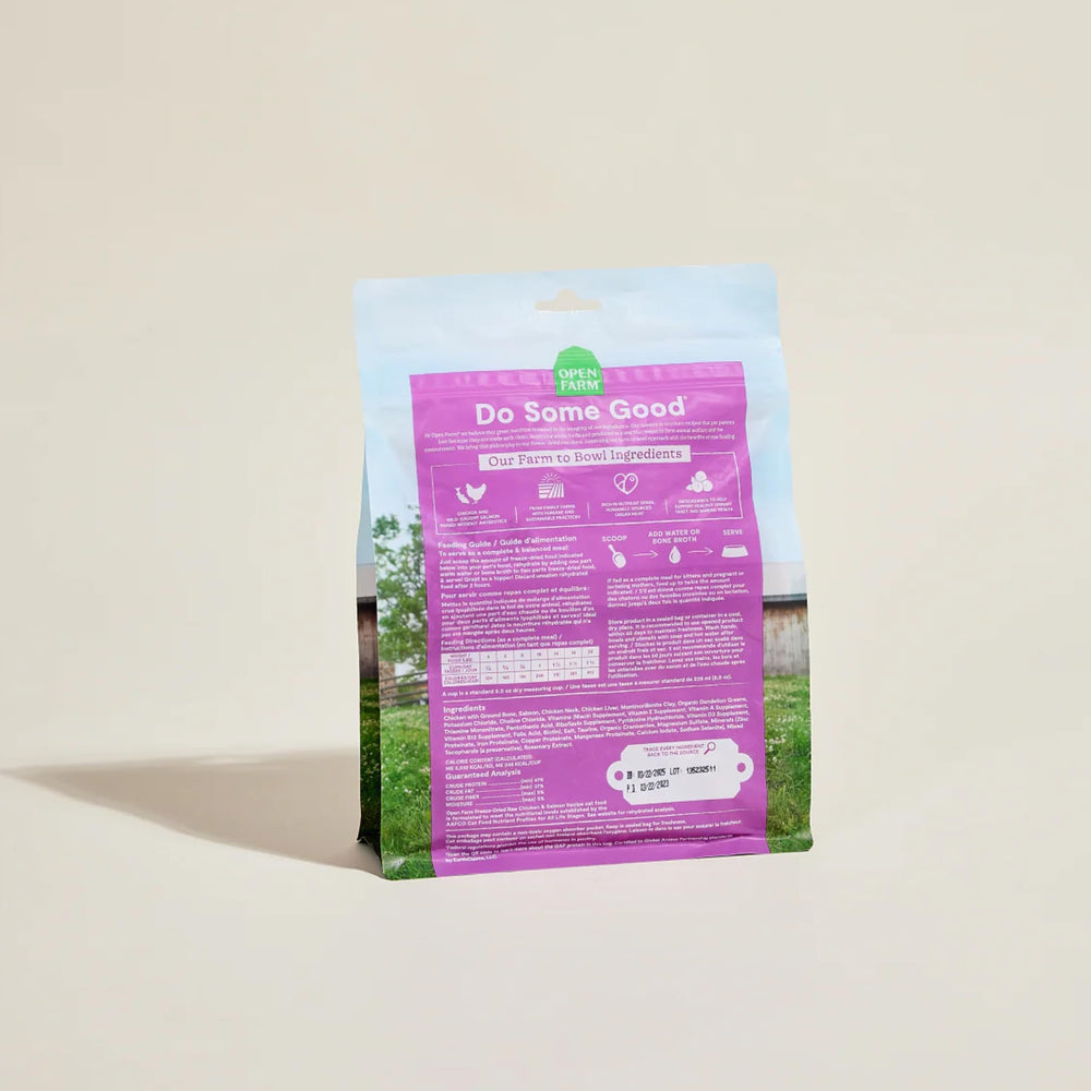 Open Farm: envase práctico de 9 oz, ideal para la alimentación diaria