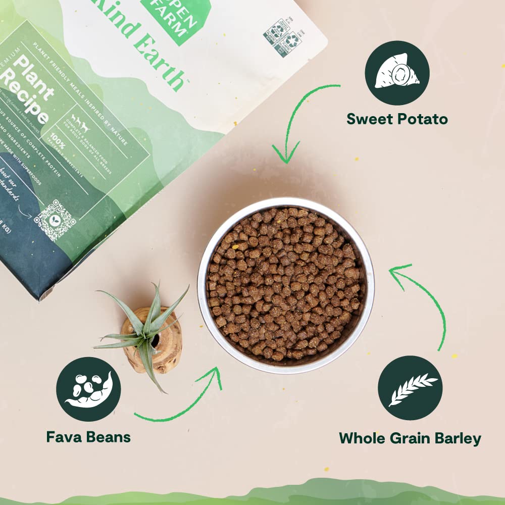 Open Farm Kind Earth: granos antiguos para fibra natural.