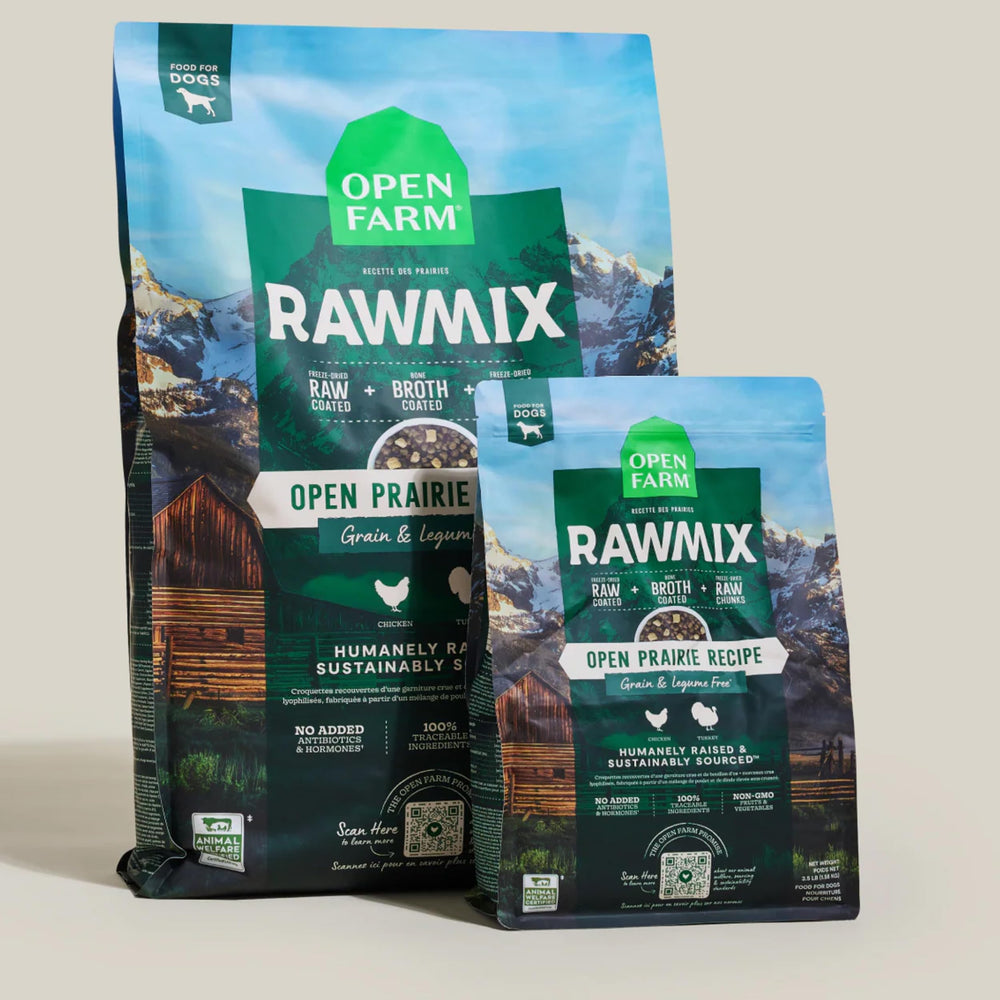 Dieta Open Prairie sin granos con ingredientes de Open Farm