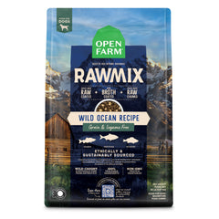 Open Farm RawMix: saco de 20lb para perros, sin granos, fácil de almacenar.